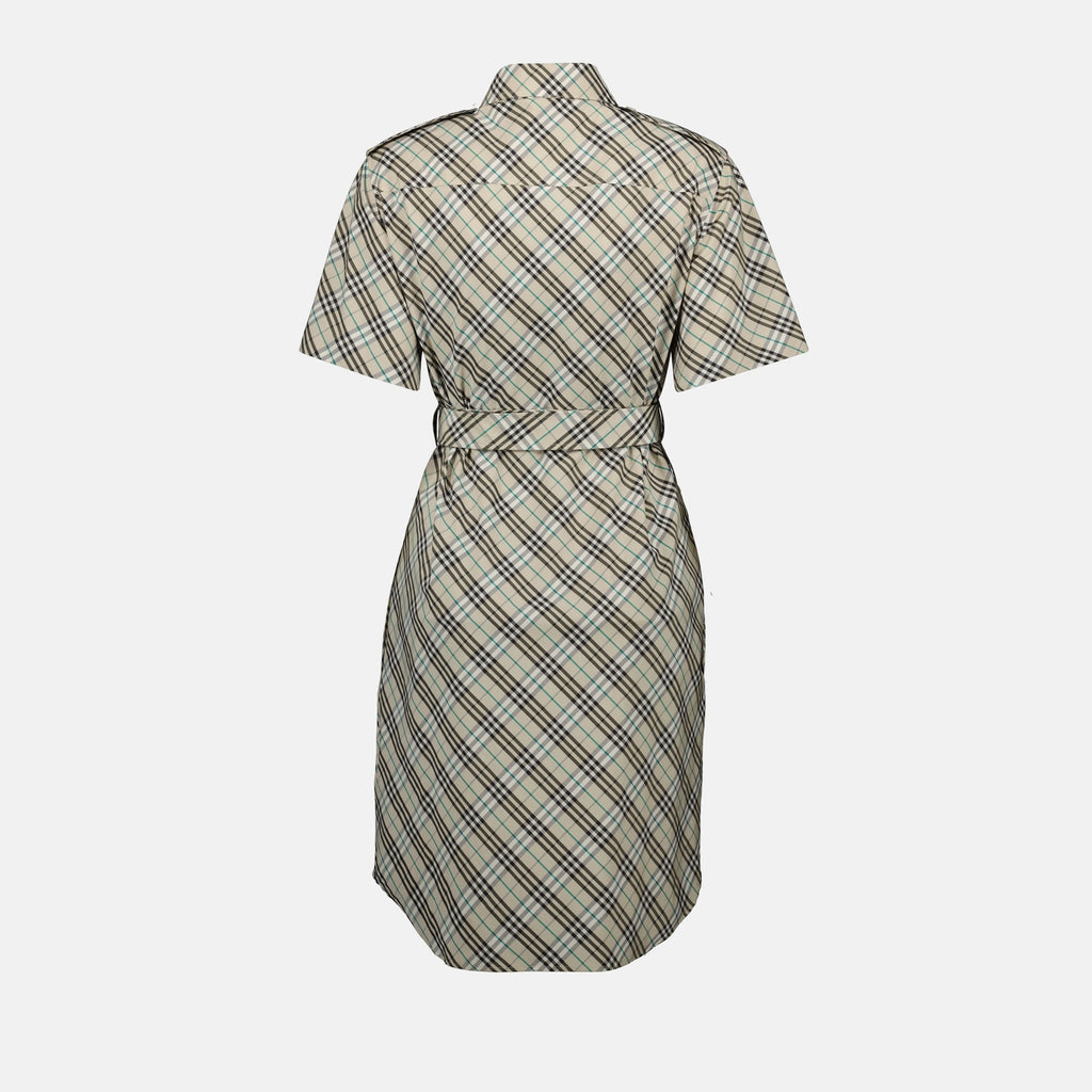 Burberry, Check Dress, Cotton Dress, Spring-Summer Collection, Women's Fashion
