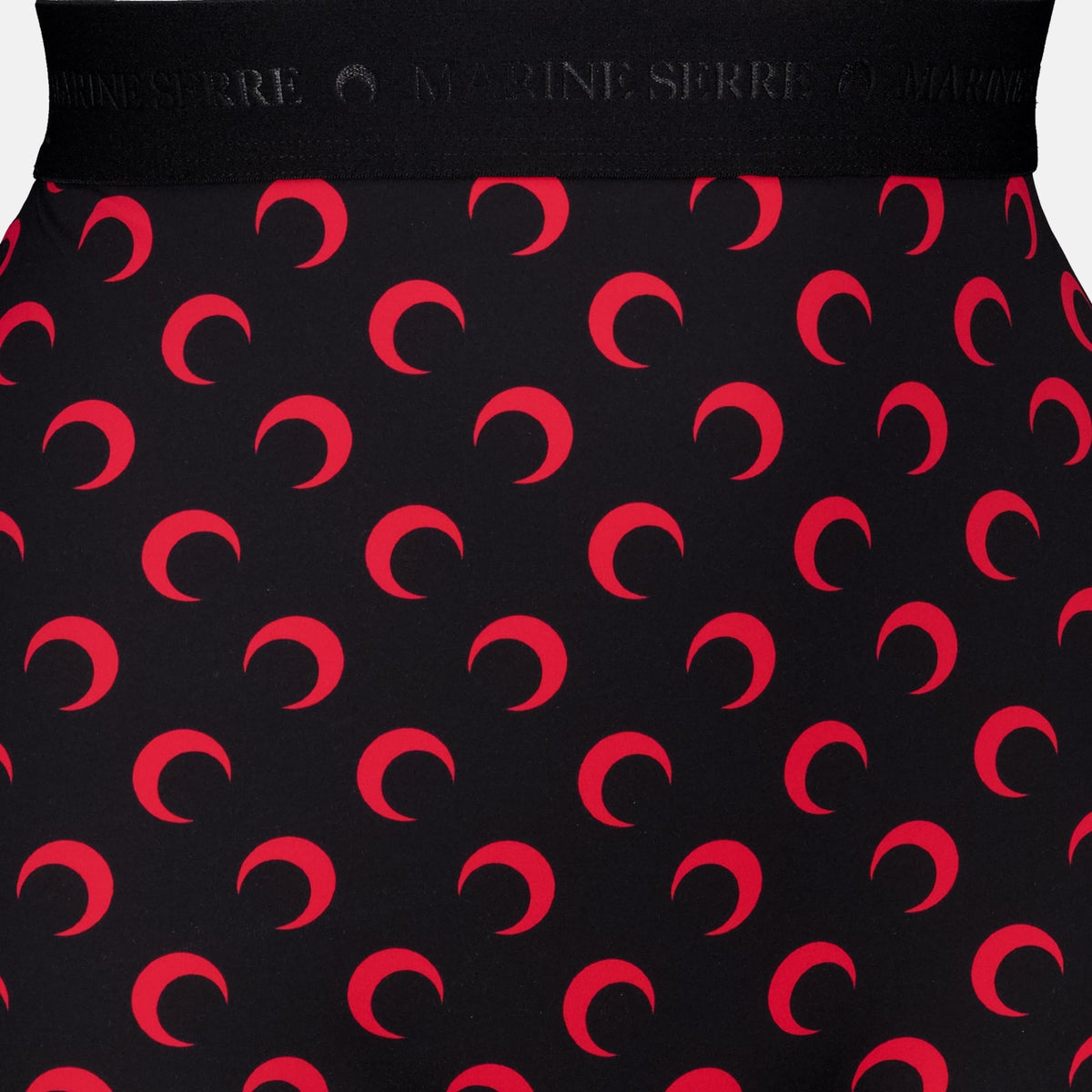 Jersey Moon Red Cycling Shorts