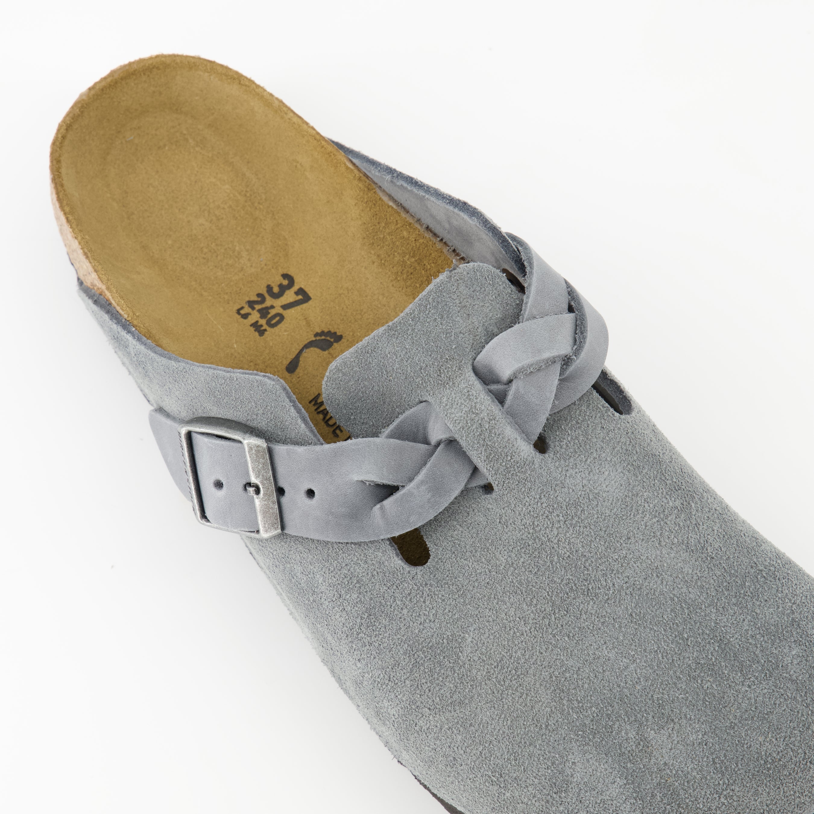 Image of Boston Braided Mules by Birkenstock for Women - Season Spring-Summer 2025 - Top Detail View