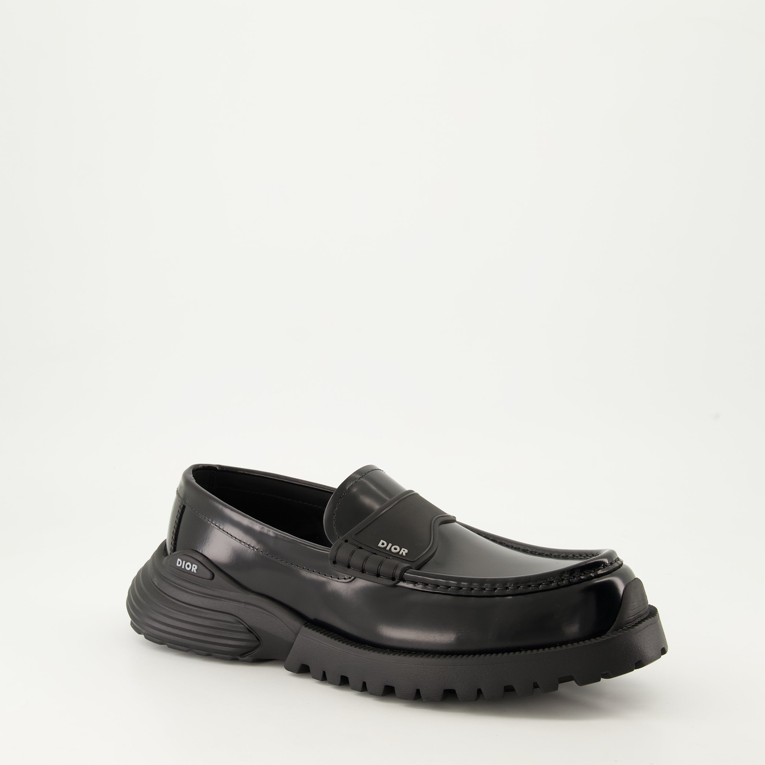 combat moccasins, glossy leather shoes, men's footwear, autumn-winter shoes, almond toe moccasins