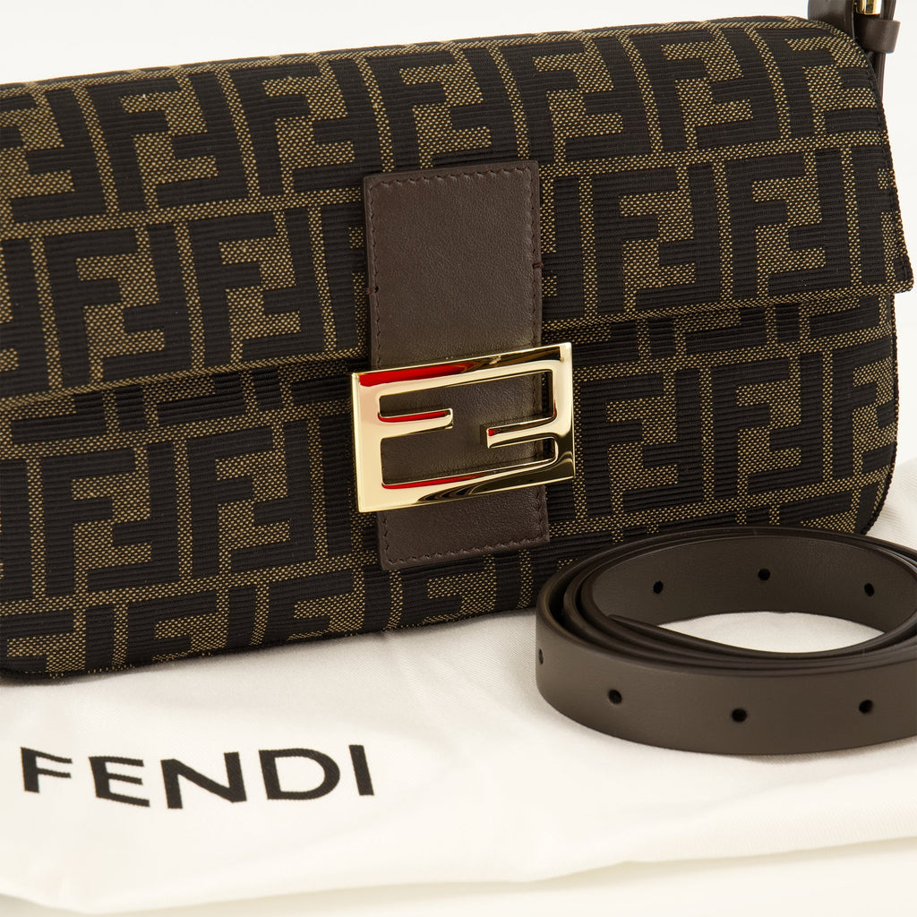 Bolso Baguette de jacquard FF