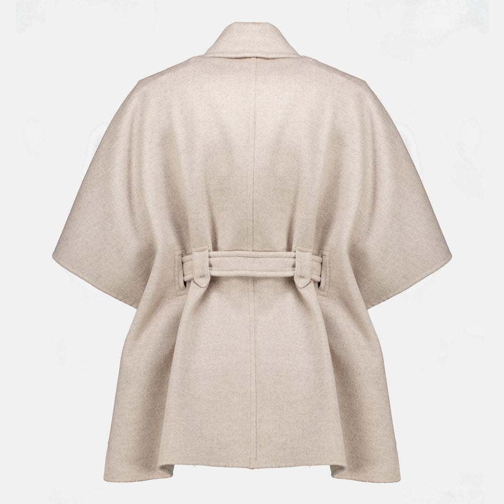 Kaschmirjacke mit Gürtel