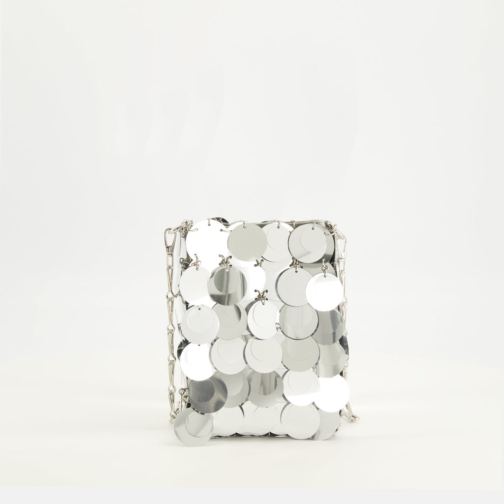 le sac sparkle mini argente rabanne women 15518545641852