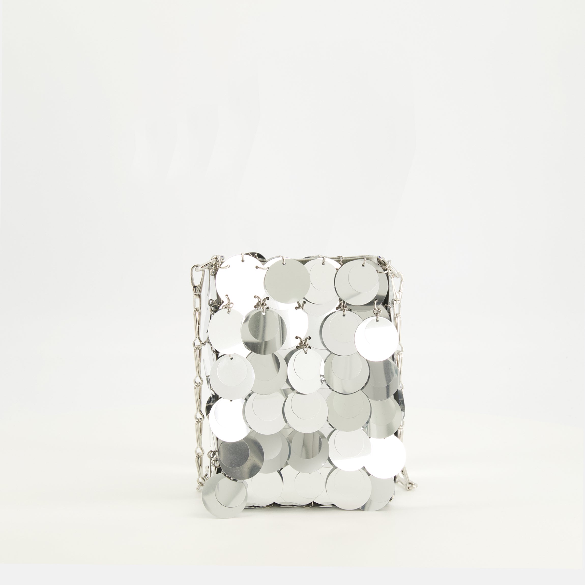 le sac sparkle mini argente rabanne women 15518545641852