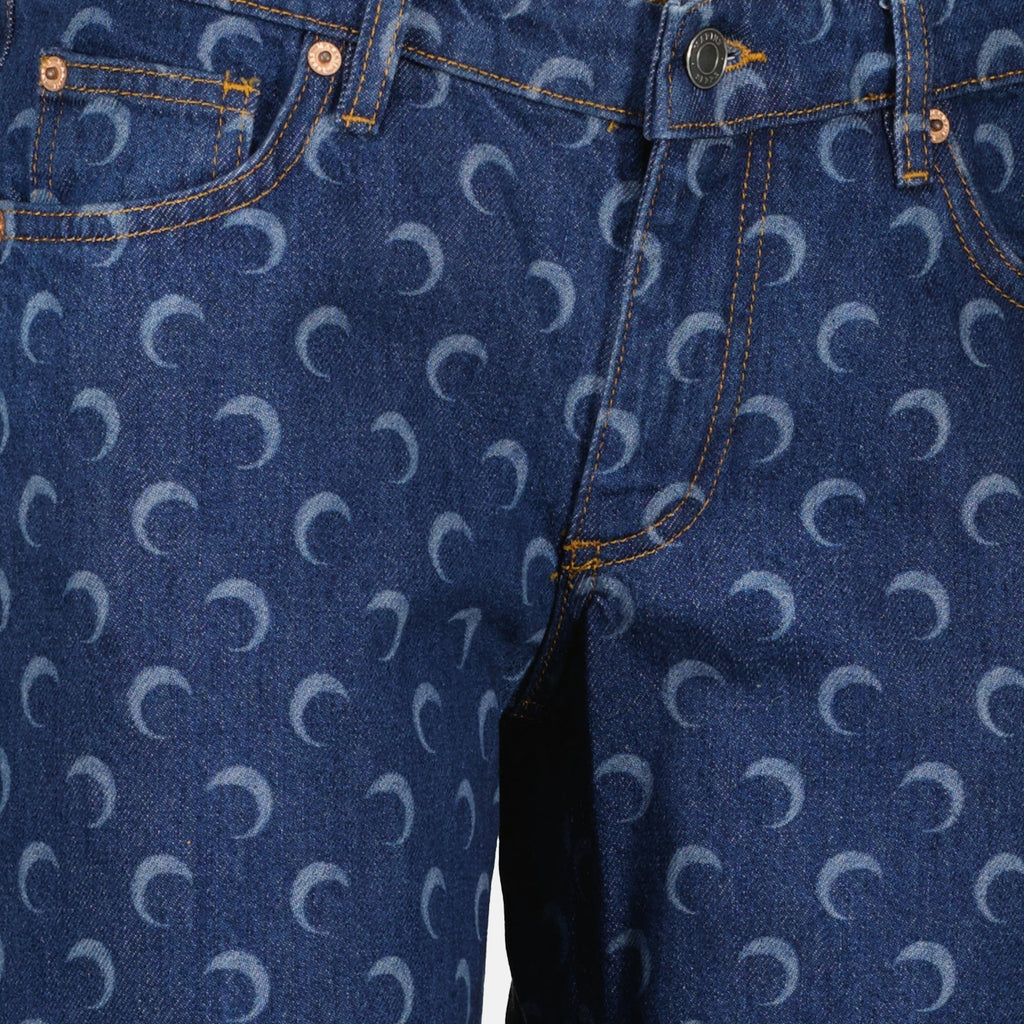 Jean Moon aus blauem Denim