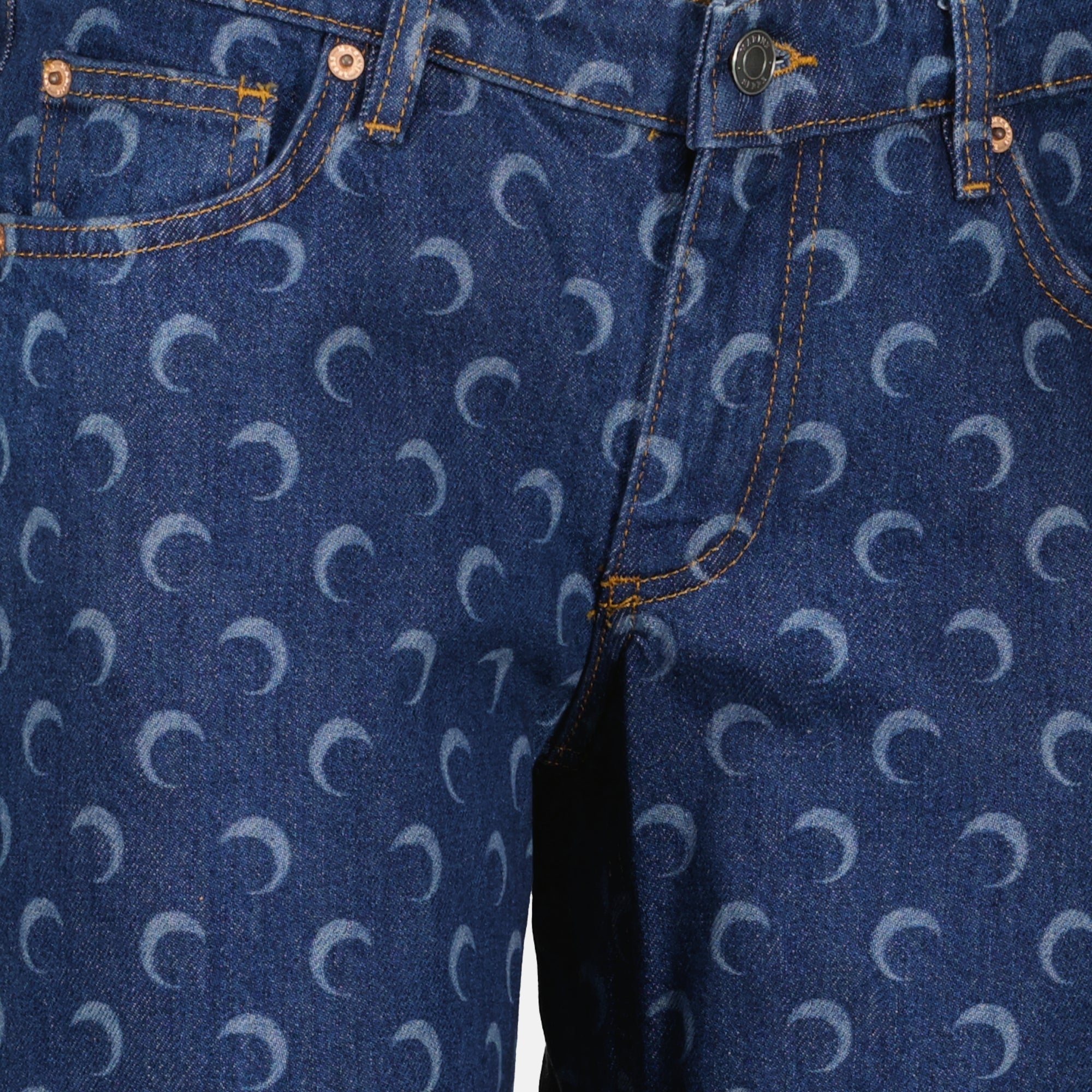Jean Moon en denim bleu