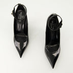 Image of The Bold Leather Pumps by Valentino Garavani for Women - Season Autumn-Winter 2024 - Top View Pair