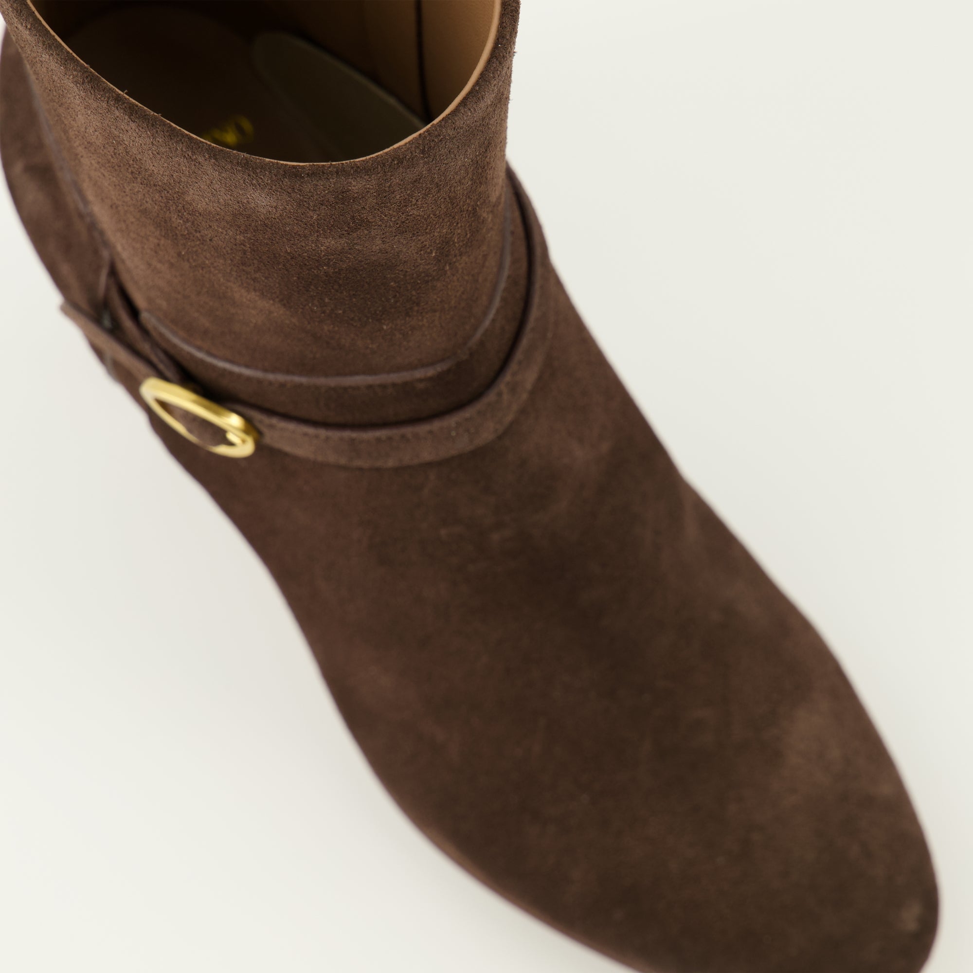 Pattie ankle boots, Valentino Garavani, brown boots, leather footwear, VLogo Signature