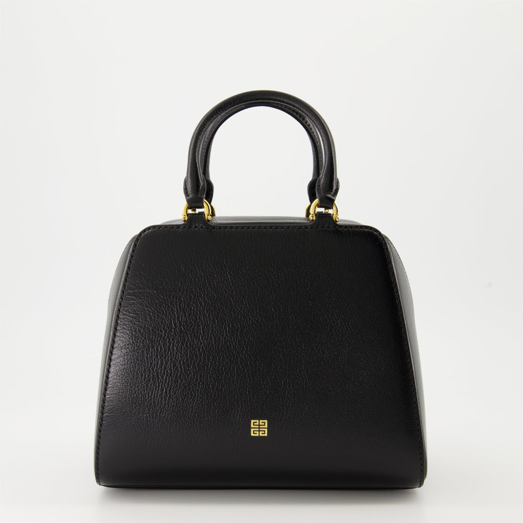 Mini Antigona Cube Bag, Givenchy, Black Leather Bag, Luxury Handbag, Designer Accessories