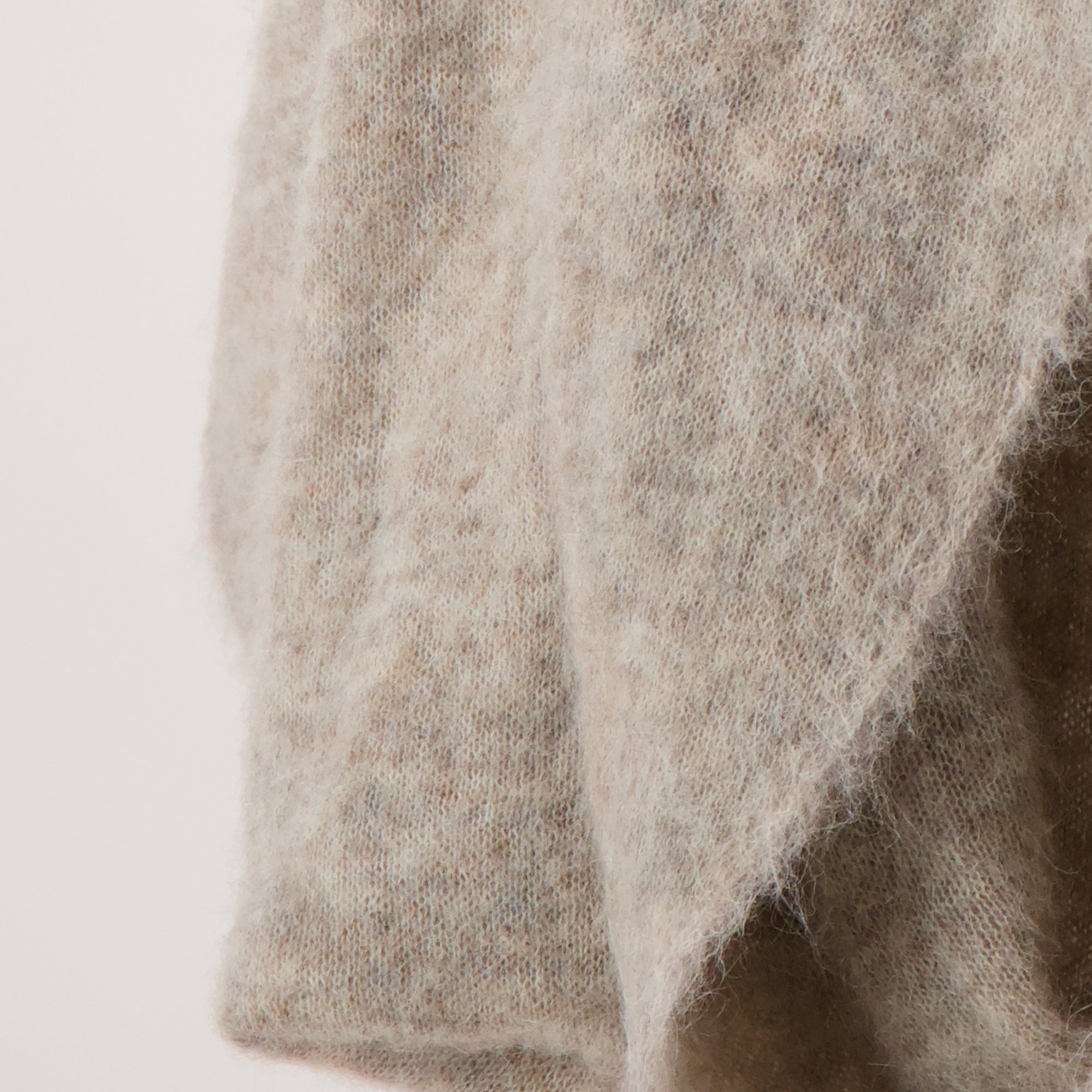 Moschino, beige gaiter scarf, integrated gloves, women's accessories, Autumn-Winter 2025