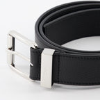 Dior belt, grained leather belt, luxury men's belt, black leather belt, high-end accessories