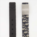 Dior, luxury belt, men's accessory, monogram, leather belt