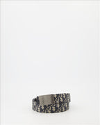 Dior, luxury belt, men's accessory, monogram, leather belt