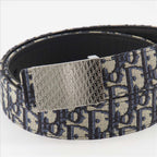 Dior, luxury belt, men's accessory, monogram, leather belt