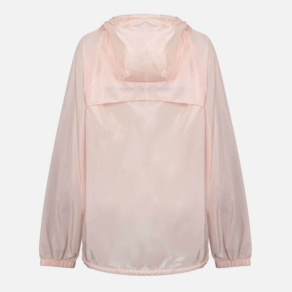 プラダの女性用ピンクのミッドレングスウィンドブレーカーの画像 - シーズン春夏2026 - 後面ビュー