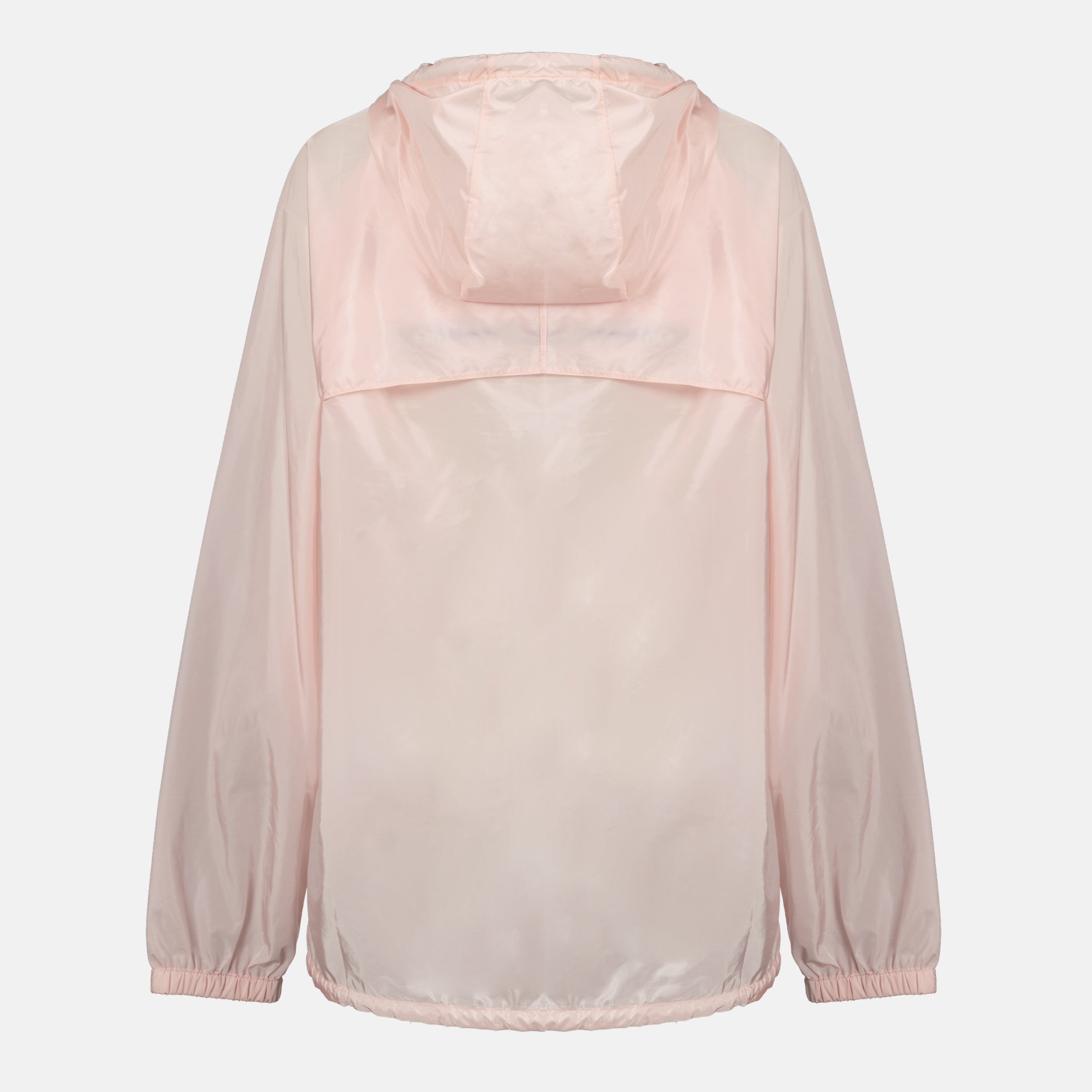 プラダの女性用ピンクのミッドレングスウィンドブレーカーの画像 - シーズン春夏2026 - 後面ビュー