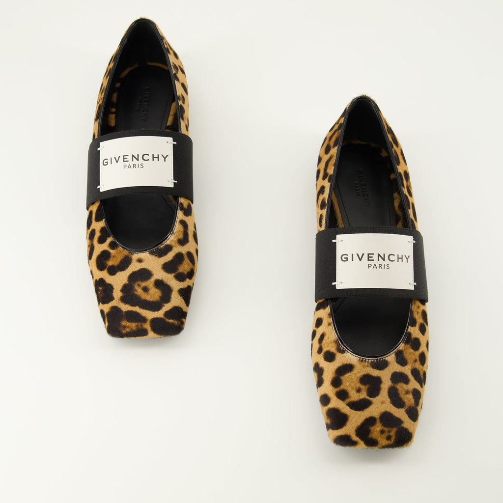Ballerines Sliced Square Motif Léopard
