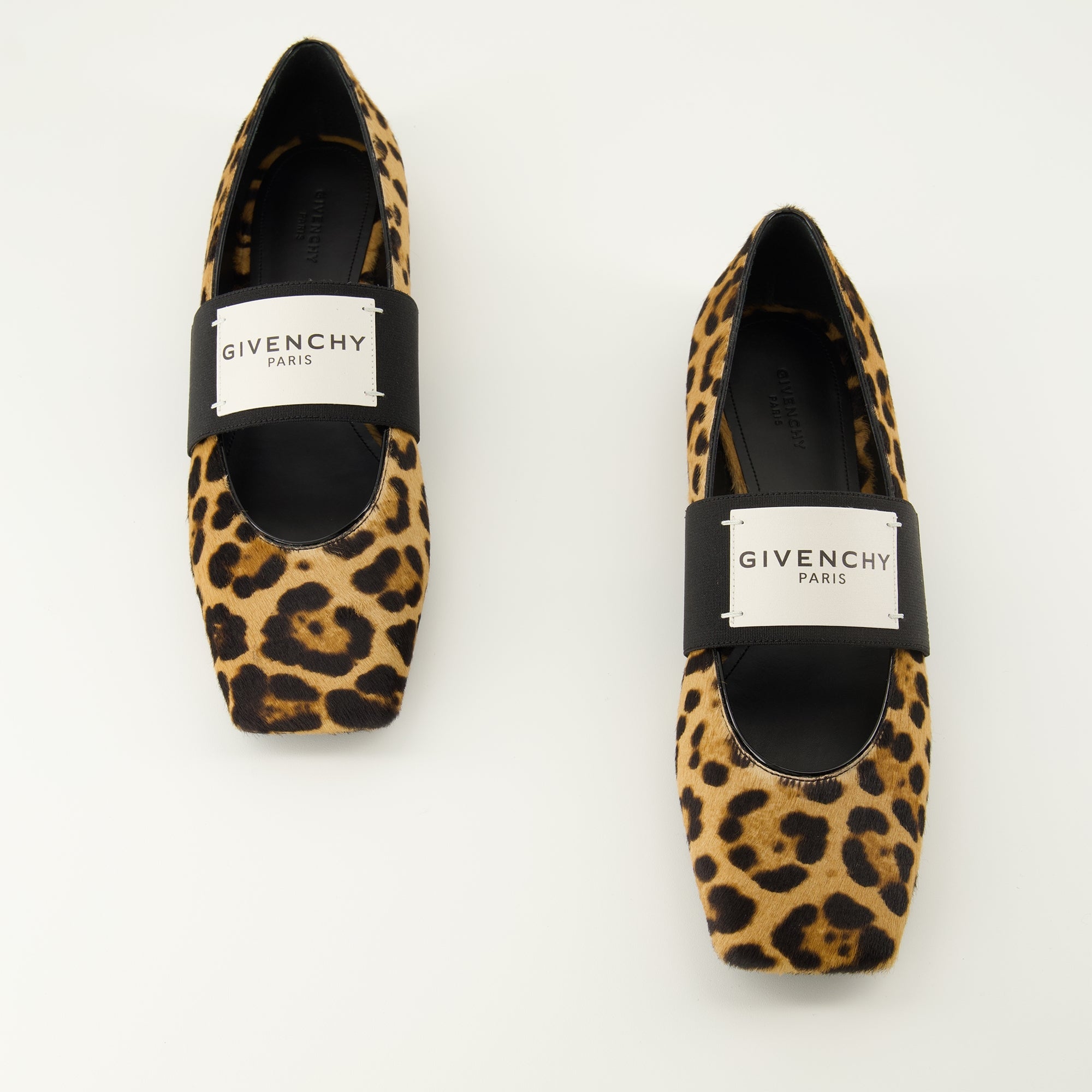 Ballerines Sliced Square Motif Léopard