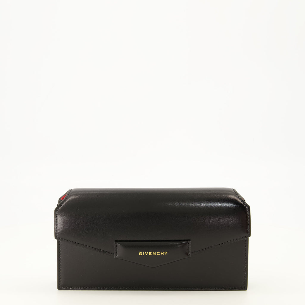 Bolsa Antigona em pele preta