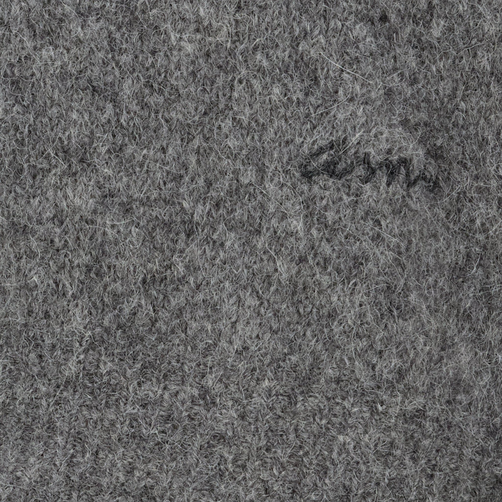 Polo cinzento de alpaca