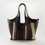 Timeless Cabas, Tod's bag, raffia handbag, luxury accessories, designer tote
