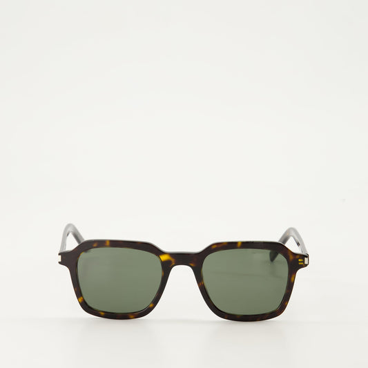 SL715 sunglasses, tortoiseshell sunglasses, Saint Laurent eyewear, acetate sunglasses, UVA/UVB protection