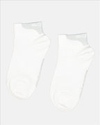 Alexander McQueen Socks, Women's Luxury Accessories, Logo Socks, Elegant Grey Socks, Quality Cotton Socks