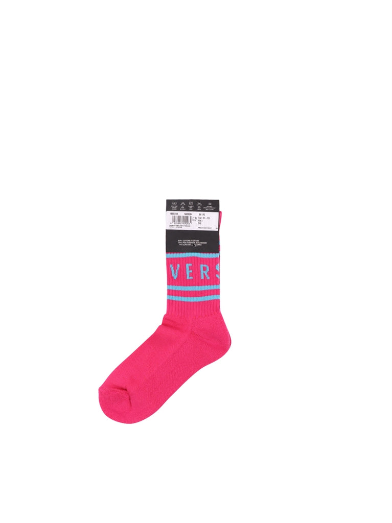 Versace, Athletic Socks, Pink Socks, Children’s Luxury Wear, Designer Socks