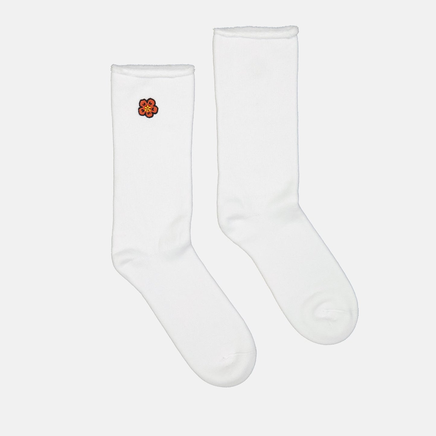 Kenzo socks, luxury men's accessories, Boke Flower socks, men's designer socks, white floral socks