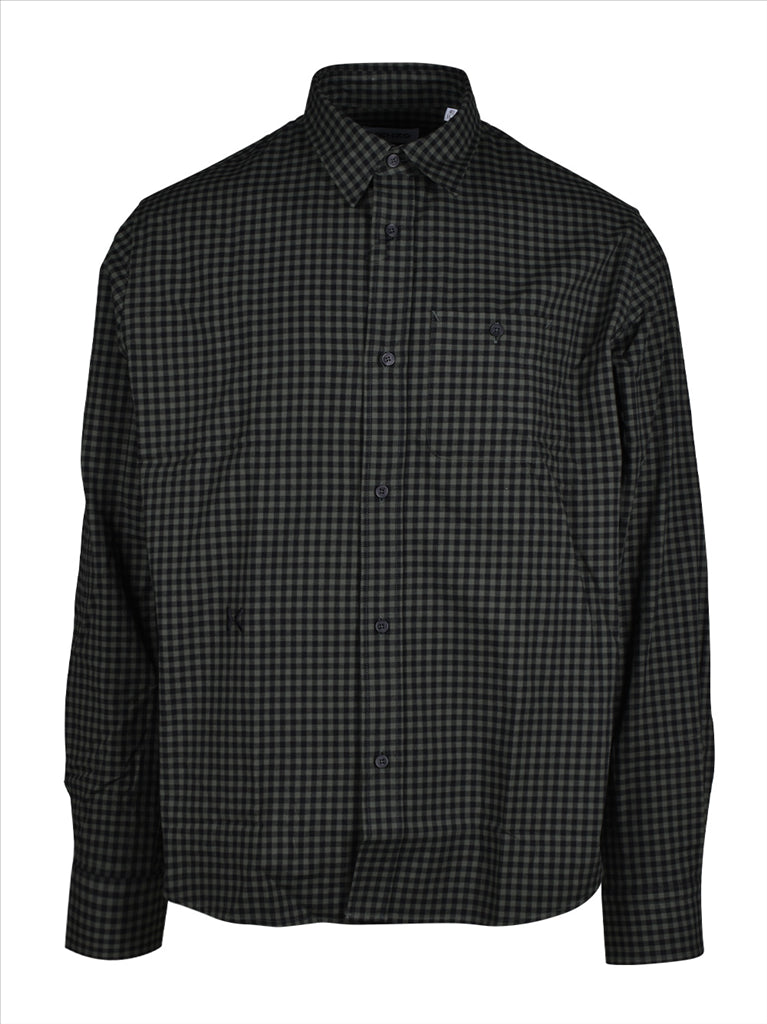 Kenzo checkered shirt, luxury men's shirts, elegant men's fashion, designer checkered shirt, Kenzo menswear