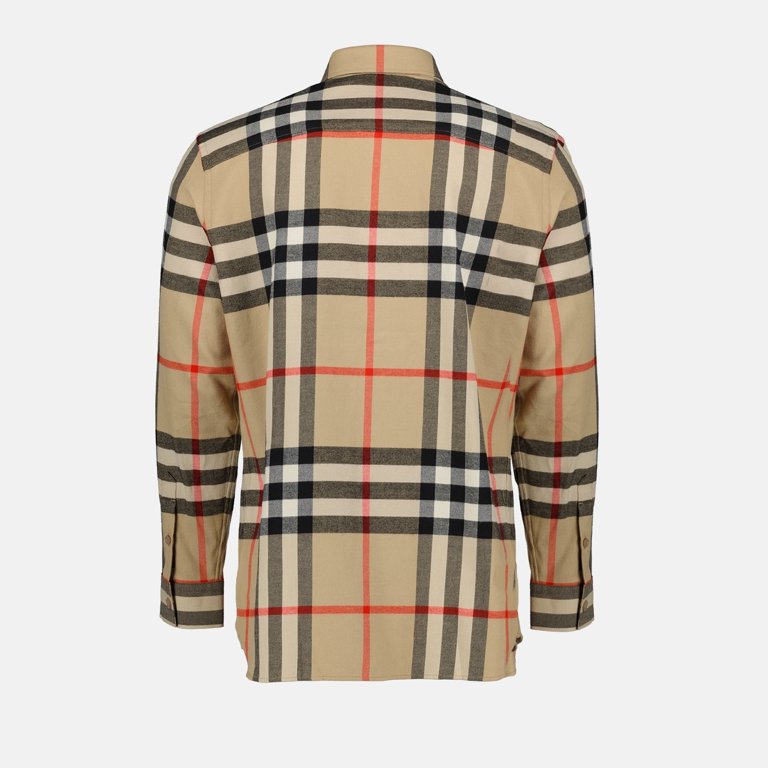 Burberry, men's checkered shirt, luxury fashion, Castland, elegant men's clothing