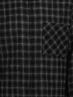 Saint Laurent, Black Checkered Shirt, Men’s Luxury Shirt, Designer Shirt, High-End Men’s Fashion