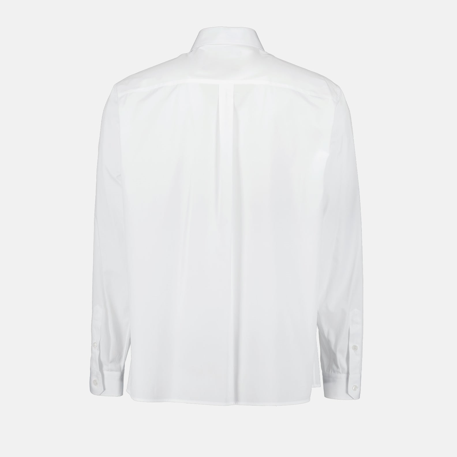 Dolce & Gabbana shirt, luxury men's shirt, white logo shirt, designer men's fashion, high-end men's clothing