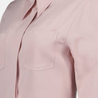 Victoria Beckham, Pink Fitted Shirt, Women's Luxury Shirt, Designer Womenswear, Luxury Ready-to-Wear