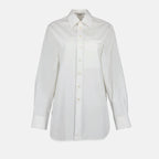 Stella McCartney, Women's White Shirt, Classic Shirt, Luxury Fashion, High-End Women's Clothing