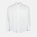 classic white shirt, unisex shirt, premium cotton shirt, tailored white shirt, versatile shirt