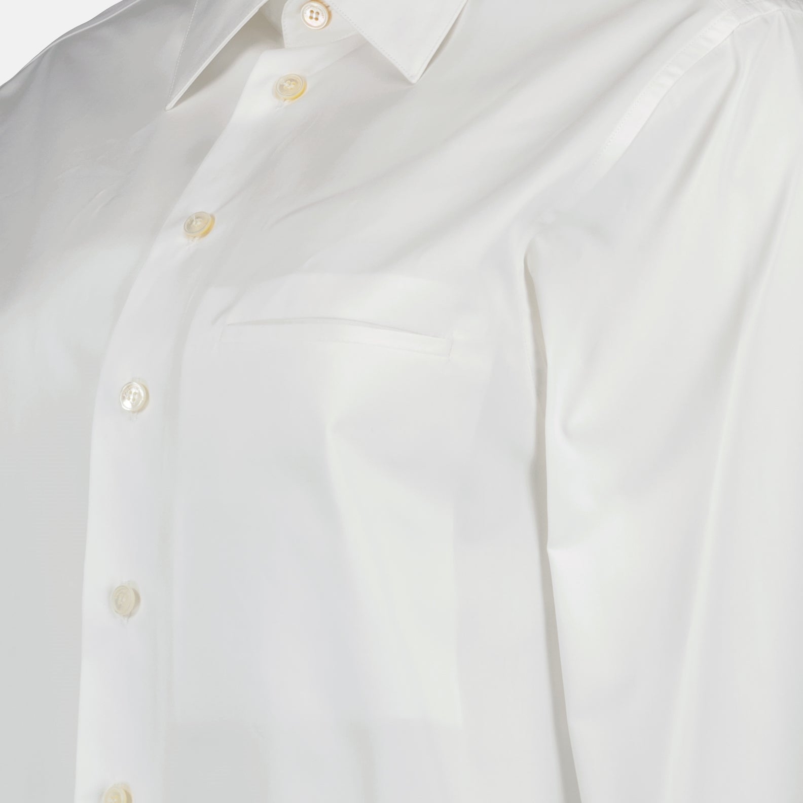 Stella McCartney, Women's White Shirt, Classic Shirt, Luxury Fashion, High-End Women's Clothing