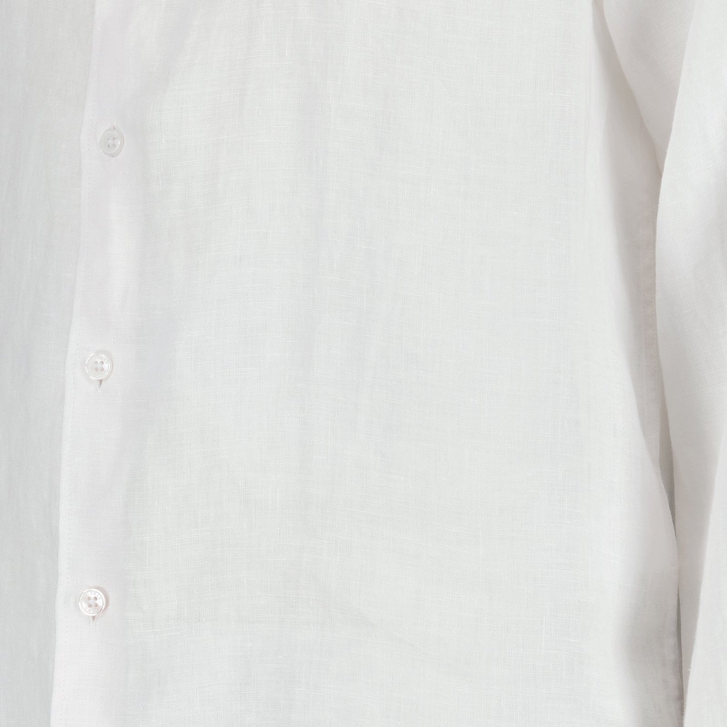 Orlebar Brown, White Linen Shirt, Luxury Menswear, Elegant Shirt, High-End Clothing