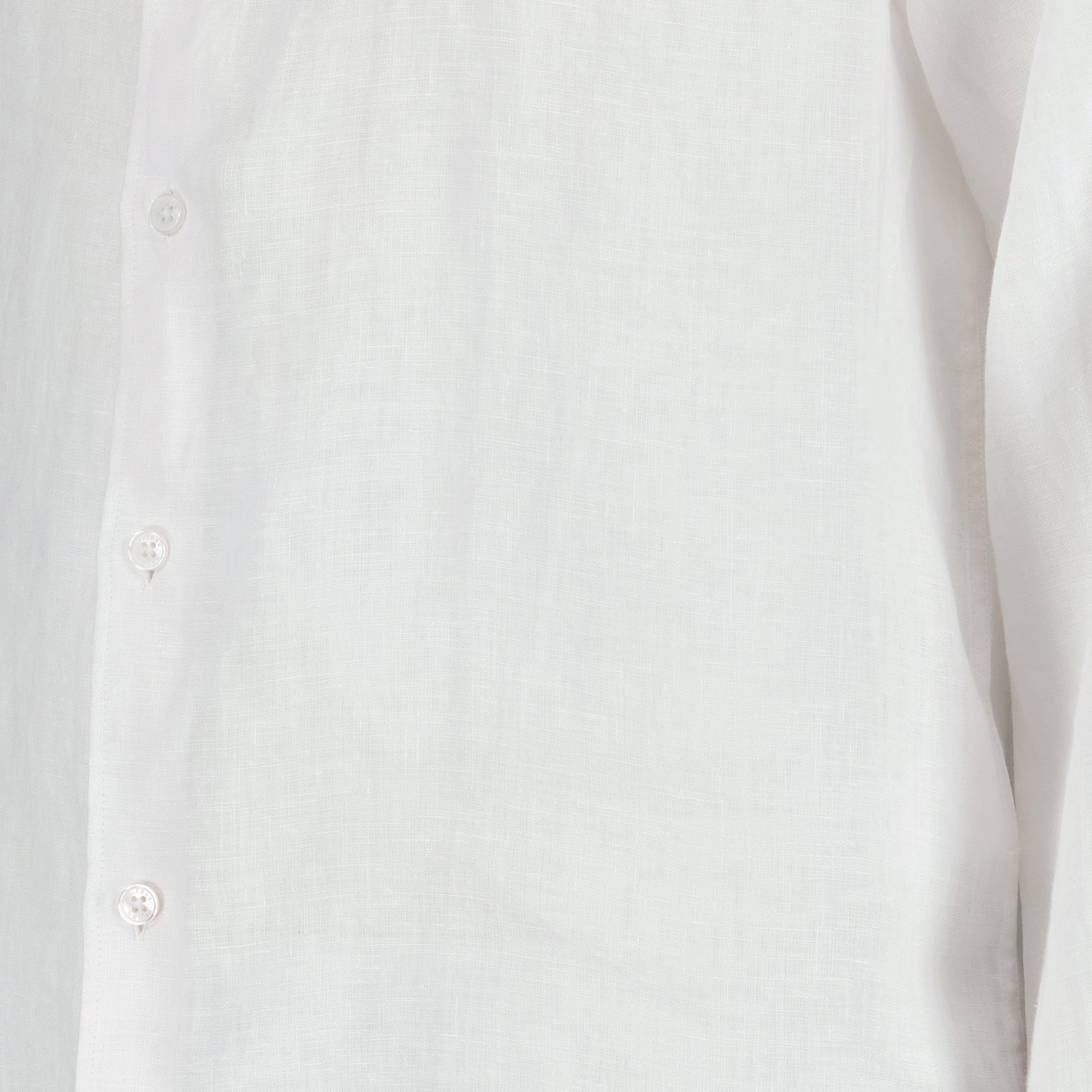 Orlebar Brown, White Linen Shirt, Luxury Menswear, Elegant Shirt, High-End Clothing