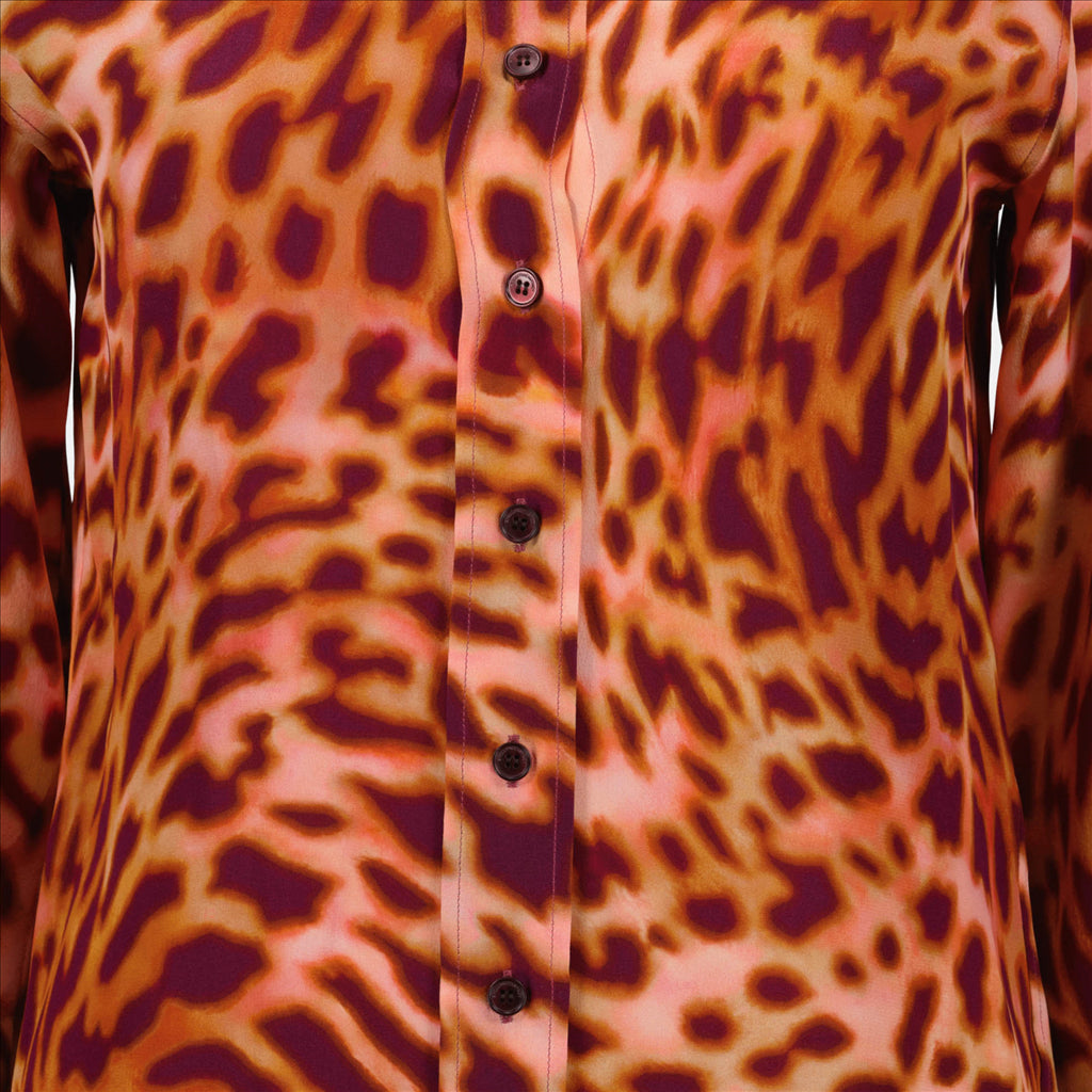 Stella McCartney, leopard print shirt, luxury, women's fashion, high-end ready-to-wear