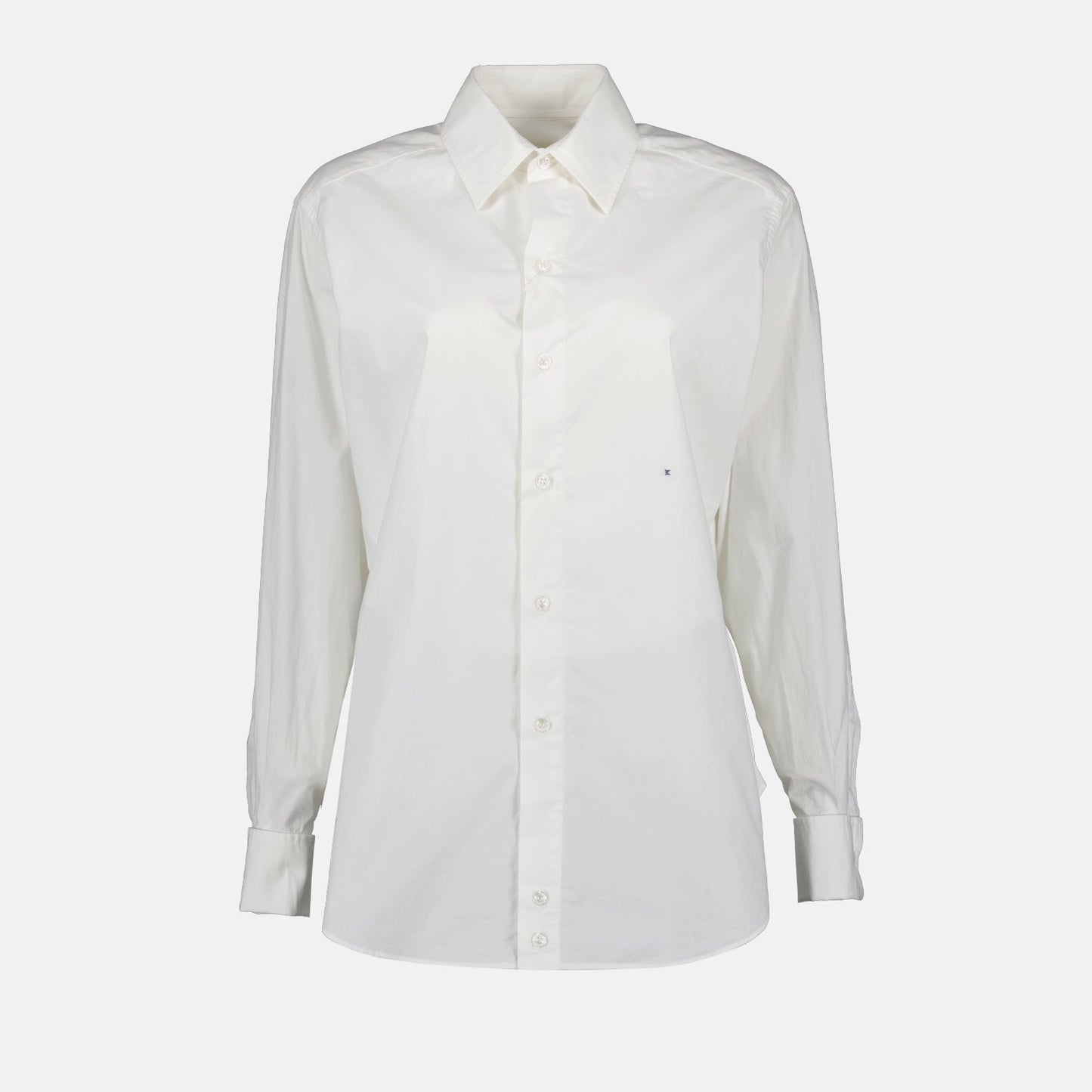 Maison Margiela, cotton poplin, women's shirt, luxury fashion, elegant blouse