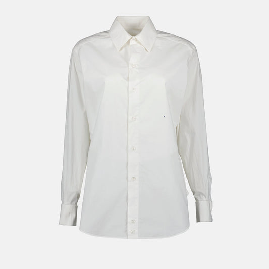 Maison Margiela, cotton poplin, women's shirt, luxury fashion, elegant blouse