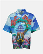 GCDS, One Piece shirt, luxury men's clothing, multicolor shirt, designer fashion