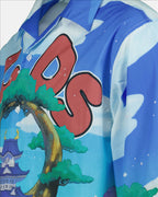 GCDS, One Piece shirt, luxury men's clothing, multicolor shirt, designer fashion