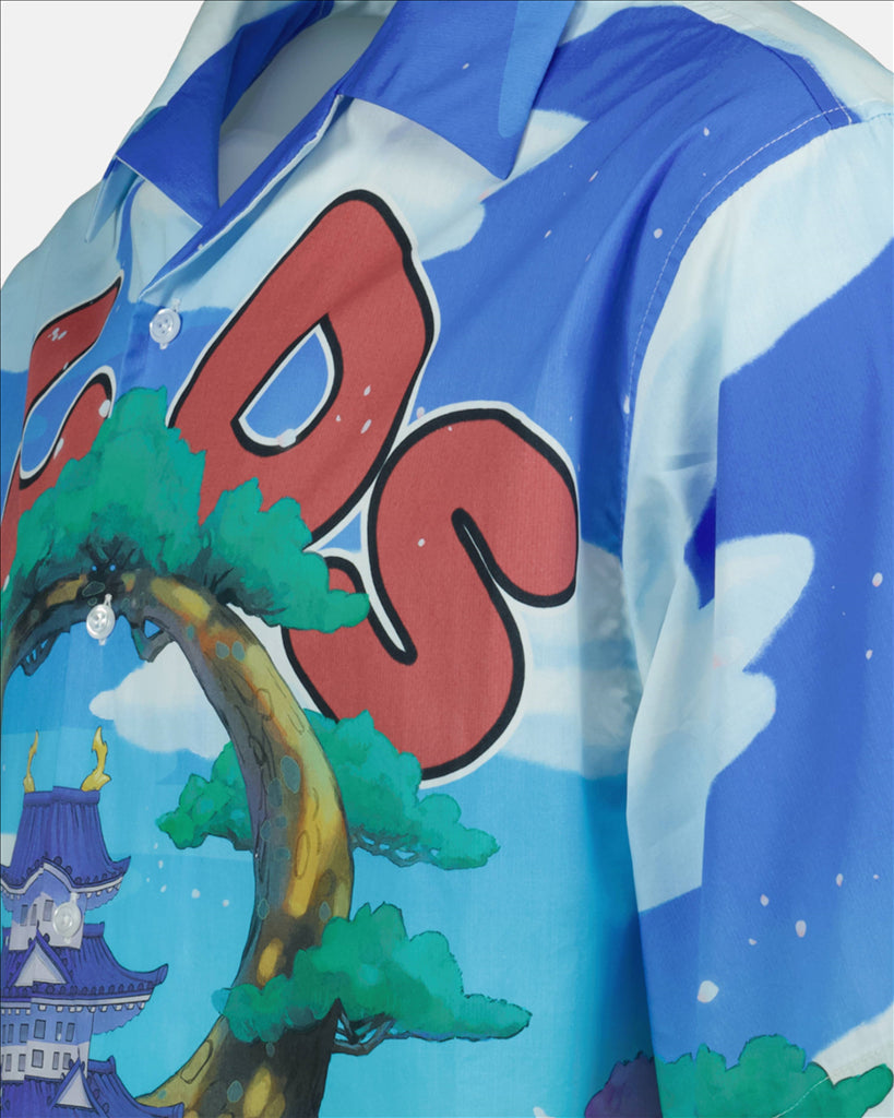 GCDS, One Piece shirt, luxury men's clothing, multicolor shirt, designer fashion