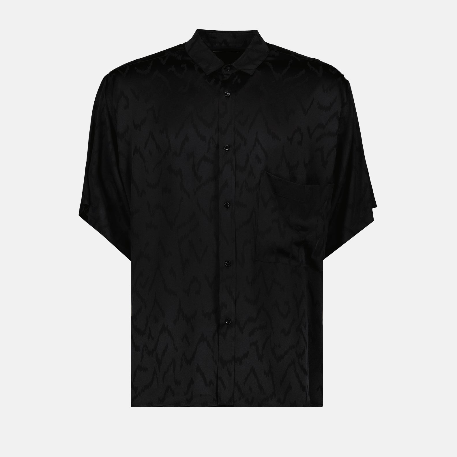 Saint Laurent shirt, men's silk shirt, luxury fashion, oversized shirt, designer men's clothing