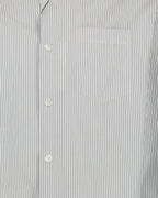 Grey Striped Shirt, AMI Paris, Unisex Shirt, Luxury Shirt, High-End Fashion