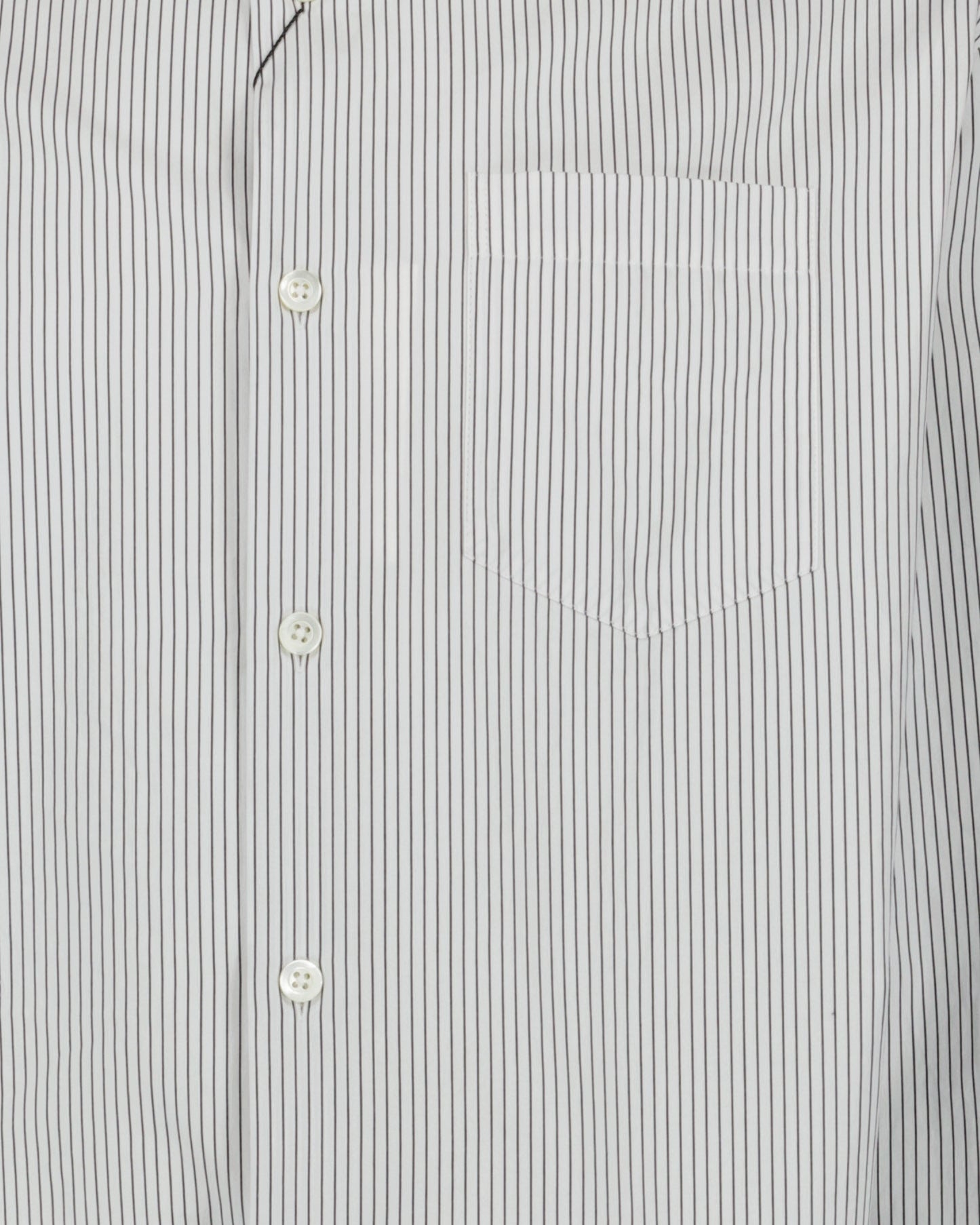 Grey Striped Shirt, AMI Paris, Unisex Shirt, Luxury Shirt, High-End Fashion