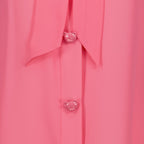 Moschino, Sleeveless Pink Shirt, Women's Luxury Fashion, Designer Clothing, High-End Apparel