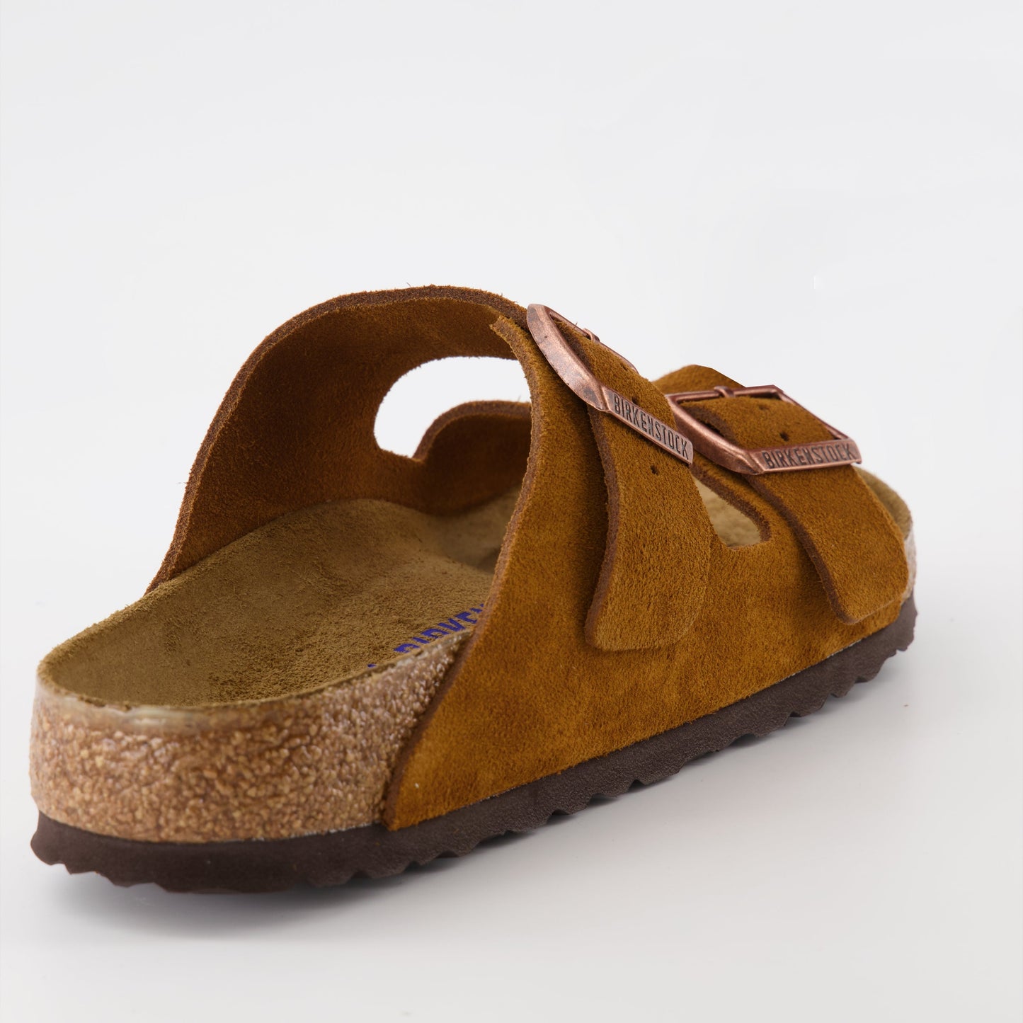 Birkenstock, suede leather slides, men's luxury footwear, Arizona slides, designer slides